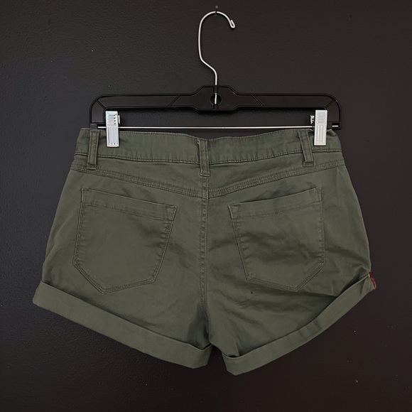 Vintage Khaki Jean Shorts - Picture 3 of 3